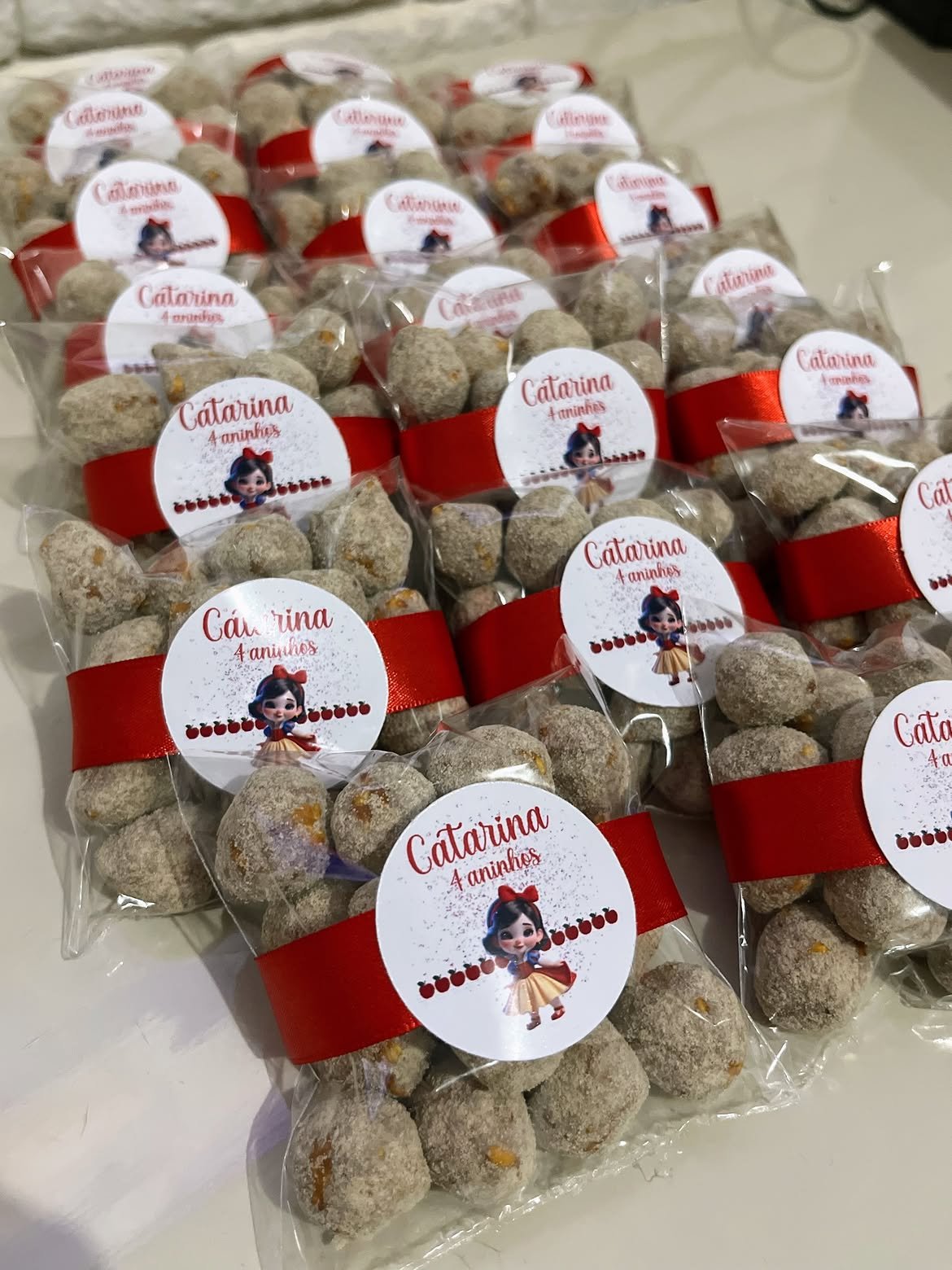 Pipoca doce personalizada, saquinho de 30g